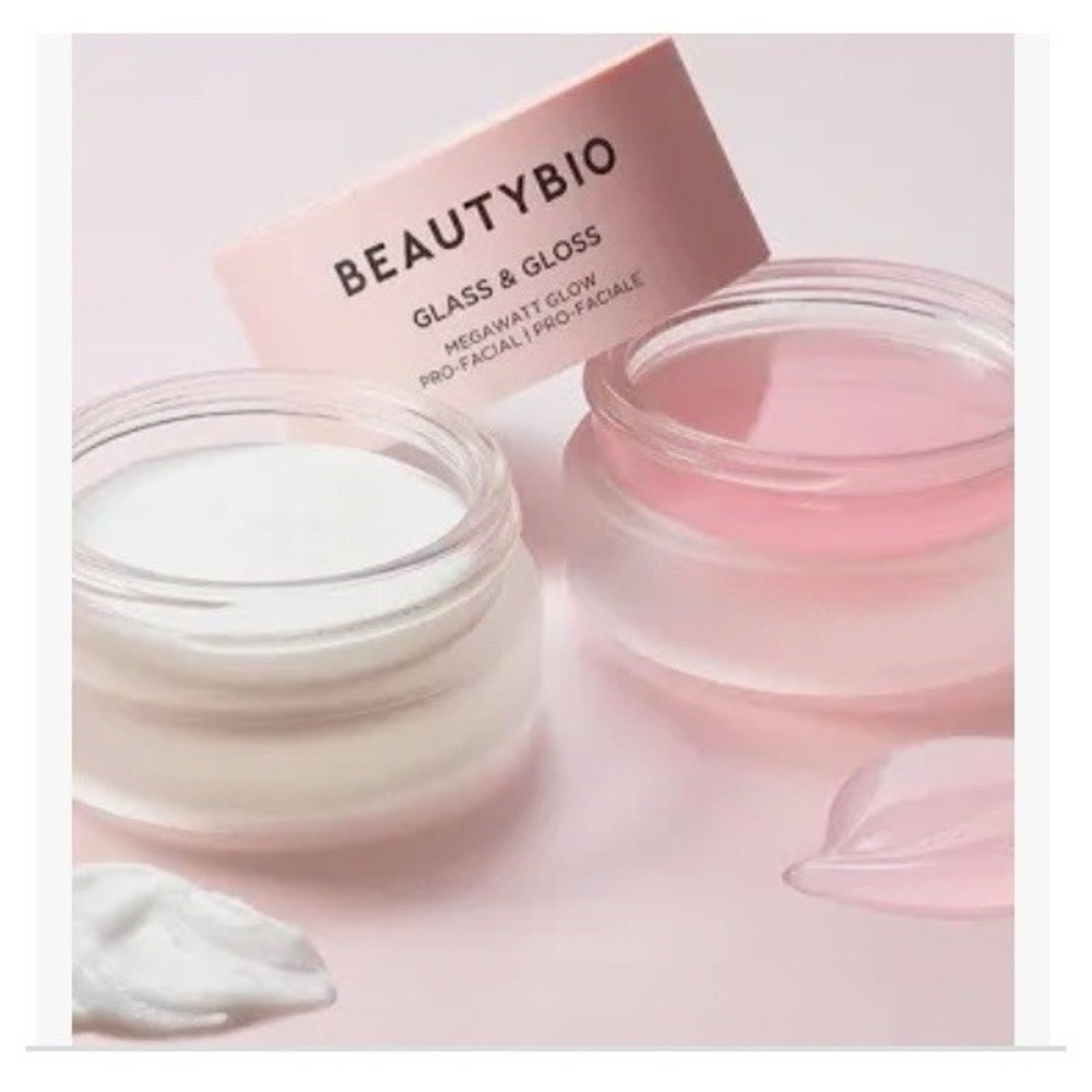 Beautybio Glass And Glow‎ Moisturizer ProFacial 2 Step Retexturizing Brightening